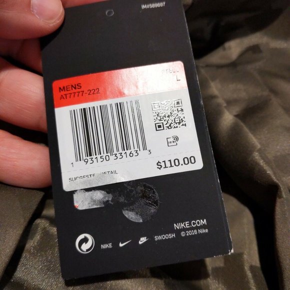 2019 Chicago Bears Nike Salute to Service Jacket ON FIELD Large NWT Repel Camo - Picture 7 of 8